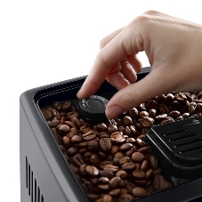 Кофемашина автоматическая DeLonghi Dinamica Plus ECAM380.85.SB серебристый/черный, исп. кофе - зерновой/молотый, 1.8 л, 1450 Вт, 15 Бар.