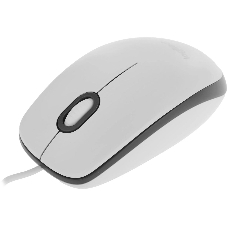 Мышь проводная Logitech M100 белый, 1000 dpi, USB, кнопки - 3