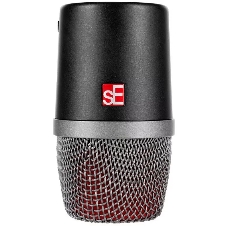 Микрофон динамический sE Electronics V KICK инструментальный, универсальный, для бас-барабанов и других источников, 20 Гц 19 кГц, суперкардиоида, комплектация: резьбовой адаптер, чехол на молнии, ветрозащита, гайка с накаткой для надежной фиксации ми