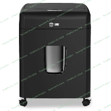 Шредер Cactus CS-SH-D6 черный с автоподачей (секр.P-4) фрагменты 120лист. 23лтр. скрепки скобы пл.карты