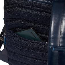 Рюкзак для ноутбука Piquadro Blue Square CA6592B2BM/BLU2, кожа, темно-синий