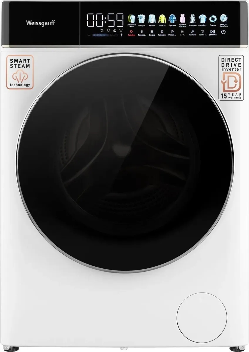 Стиральная машина Weissgauff WM 58411 Premium класс: A+++ загр.фронтальная макс.:11кг белый
