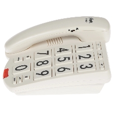 Телефон проводной Ritmix RT-520 слоновая кость