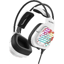 Гарнитура Bloody G565 белый, проводная, USB, подсветка