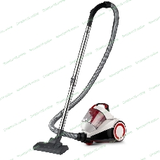 Пылесос Domfy DSC-VC505 белый/красный, 350/2000 Вт, уборка сухая, пылесборник контейнер 2.5 л