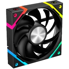 Вентилятор для корпуса Eurocase EU-FN120ARGB_12 BL YH1225 Black,120 ARGB fan 3pin+AURA 5V3pin female and male connector with brown box,3pcs in big bro Вентилятор для корпуса Eurocase EU-FN120ARGB_12 BL YH1225 Black,120 ARGB fan 3pin+AURA 5V3pin female and male connector with brown box,3pcs in big bro