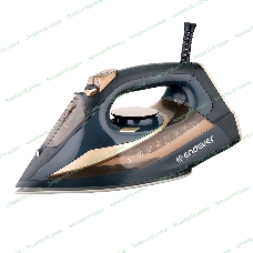 Утюг Endever DELTA-233 черный/золотой, 2400 Вт, 35 г/мин, 145 г/мин, 350 мл