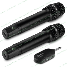 Набор беспроводных микрофонов SVEN MK-742, черный (2.4GHz, 180mAh)