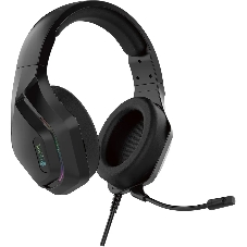 Гарнитура Oklick HS-L600G чёрный, проводная, USB, подсветка