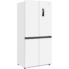 Холодильник Weissgauff WCD 450 W NoFrost Inverter белый трехкамерный 287/163л морозилка снизу, No Frost, Side by Side