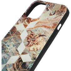 Чехол (клип-кейс) Gresso Meridian, для iPhone 13, золотистый/синий gr17aaae8888