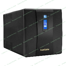 Источник бесперебойного питания ExeGate SpecialPro Smart LLB-1500.LCD.AVR.EURO.RJ 1500VA/950W, LCD, AVR, 4 евророзетки, RJ45/11, черный