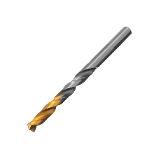 Сверло спиральное по металлу Denzel 7,5 x 109мм, Р6М5, Golden Tip