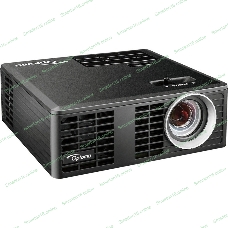 Проектор Optoma ML750e (DLP, LED, WXGA 1280x800, 700Lm, 15000:1, HDMI, USB, MHL, MicroSD, 1x1W speaker, 3D Ready, led 20000hrs, черный, 0.38kg)