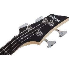 Бас-гитара SCHECTER C-4 DELUXE SBK - бас-гитара 4-струнная, цвет черный матовый