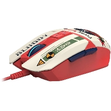 Мышь проводная A4Tech Bloody W63 Max Proxy Boom бежевый/красный, 12000 dpi, USB, кнопки - 9