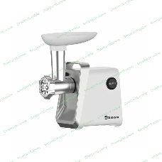 Мясорубка электрическая Sakura SA-6431W белый, 1600 Вт, 0.9 кг/мин, реверс, защита от перегрузки, насадки - 4