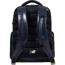 Рюкзак для ноутбука Piquadro Blue Square CA6592B2BM/BLU2, кожа, темно-синий