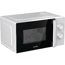 Микроволновая печь Gorenje MO17E1WH белый, 17 л, 700 Вт, переключатели - поворотный механизм