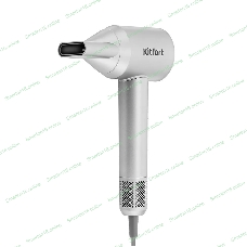 Фен Kitfort КТ-3292 серебристый, 1600 Вт, компактный, ионизация