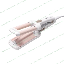 Щипцы для завивки волос Galaxy Line GL4667 белый/бежевый, 10 мм, 180 °C, 1 режим