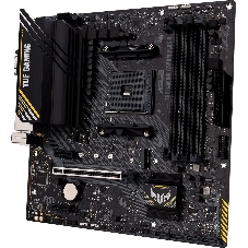 Материнская плата ASUS TUF GAMING A520M-PLUS II, AM4, AMD A520, 4xDDR4, 4xSATA, 1xM.2, 1xPCI-E 3.0 x16, 2xPCI-E x1, 1xHDMI, 1xDP, 1xVGA, 1x 1Gb LAN, 4xUSB 3.2 Gen 1, 2xUSB 2.0, 3x3.5 мм, 7.1, Micro-ATX