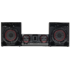 Мини-аудиосистема LG CJ44 черный 480Вт FM USB BT