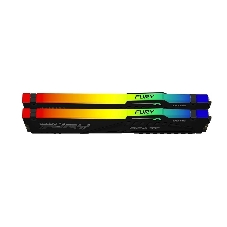 Оперативная память Kingston Fury Beast, DDR5, 64GB (2x32GB), 5600MHz, CL40, DIMM, с радиатором, RGB, черный