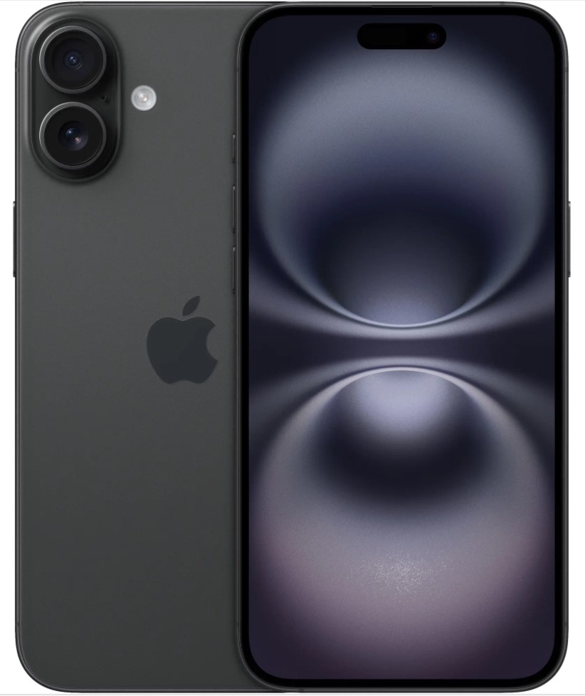 Смартфон Apple iPhone 16, 8/128Gb, черный
