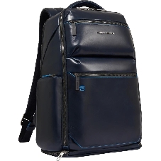 Рюкзак для ноутбука Piquadro Blue Square CA6592B2BM/BLU2, кожа, темно-синий