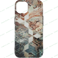 Чехол (клип-кейс) Gresso Meridian, для iPhone 13, золотистый/синий gr17aaae8888