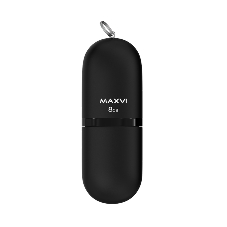 Флешка USB Maxvi SF black (FD8GbUSB20C10SF), 8Gb, USB 2.0, R/W 15/5, черный