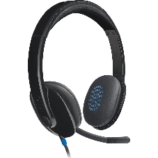 Гарнитура Logitech USB Headset H540 чёрный, проводная, USB