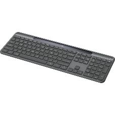 Клавиатура Logitech Signature Slim Solar K980 беспроводная, Bluetooth, серый