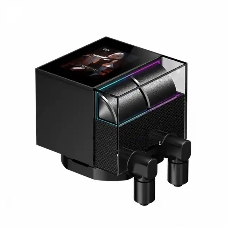 Система охлаждения Water Cooling System PCCooler DS360 Display BK (310W, 360мм, LED, Black, ARGb Pump/Fans: 3x120мм, 90.56CFM, 39.8dBA, 2500RPM/Pump height 65мм, 15dBA, 2600RPM, Rad thickness 27мм/S: 1851, 1700, 1200, 115X, AM5, AM4)