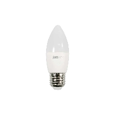 Лампа светодиодная JazzWay PLED-ECO-C37 5Вт свеча 3000К теплый белый E27 400лм 230В