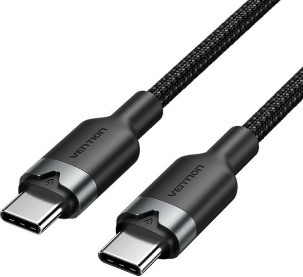 Кабель Vention USB 2.0 CM/CM - 1м. черный 3А PD60W