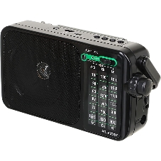 Радиоприемник портативный Сигнал РП-233BT черный USB microSD