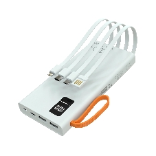 Портативный аккумулятор More choice (4620202550545) PB22-10 с кабелем 2USB 2.1A - 10000mAh белый