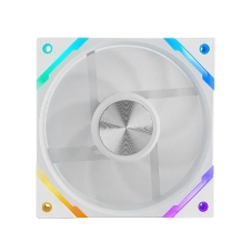 Вентилятор для корпуса Eurocase EU-FN120ARGB_12 WH YH1225 White,120 ARGB fan 3pin+AURA 5V3pin female and male connector with brown box,3pcs in big bro