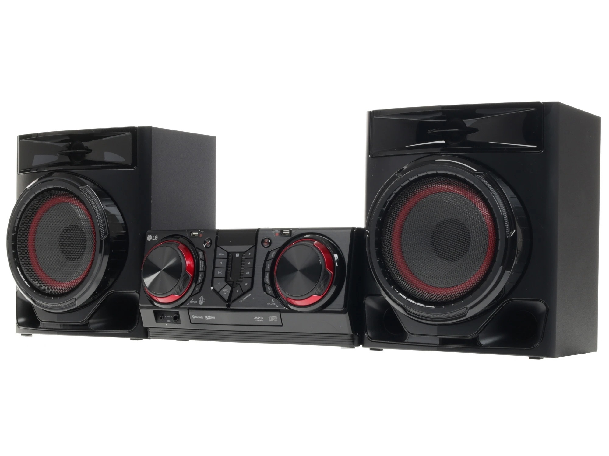 Мини-аудиосистема LG CJ44 черный 480Вт FM USB BT