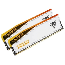 Оперативная память Patriot Viper Elite 5 TUF Gaming, DDR5, 32Gb (2x16 GB), 6000 MHz, CL36, DIMM, радиатор, RGB, белый