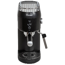 Кофеварка рожковая Pioneer CM109P black черный, исп. кофе - молотый, 1 л, 1400 Вт, 20 бар