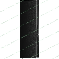 Холодильник Maunfeld MFF200NFBE черный, двухкамерный 271/106л морозилка снизу, No Frost