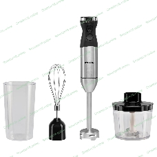 Блендер погружной Hyundai HYB-H3824 800 Вт, серебристый/черный