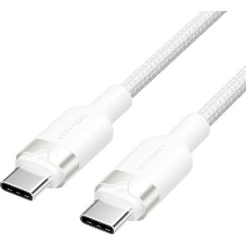Кабель Vention USB 2.0 CM/CM - 1м. белый 3А PD60W