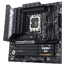 Материнская плата ASUS TUF GAMING B860M-PLUS WIFI, LGA 1851, Intel B860, 4xDDR5, 4xSATA, 3xM.2, 1xPCIe 5.0 x16, 1xPCIe x4, 1xUSB-C, 4xUSB-A 3.2 Gen 1, 2xUSB-A 3.2 Gen 2, 1xHDMI, 1xDP, 1x2.5Gb LAN, 7.1, mATX