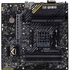 Материнская плата ASUS TUF GAMING A520M-PLUS II, AM4, AMD A520, 4xDDR4, 4xSATA, 1xM.2, 1xPCI-E 3.0 x16, 2xPCI-E x1, 1xHDMI, 1xDP, 1xVGA, 1x 1Gb LAN, 4xUSB 3.2 Gen 1, 2xUSB 2.0, 3x3.5 мм, 7.1, Micro-ATX
