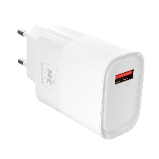 Сетевое зарядное устройство MORE CHOICE (4620202553409) NC09a 1USB 3.0A QC3.0 15W, белый