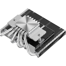 Кулер для процессора PCCooler RC600-67 (125W, 4-pin PWM, 67.5mm, Al, 4x6mm, 1x120мм, 62.5CFM, 32.5dBA, 2300RPM, S: 1851/1700/1200/115X, AM5/AM4, черный)